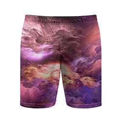 Мужские спортивные шорты Фиолетовое облако