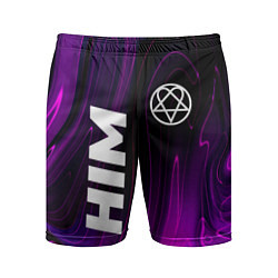 Мужские спортивные шорты HIM violet plasma