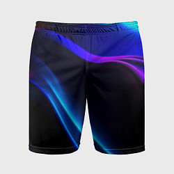 Шорты спортивные мужские Синий градиент - нейросеть, цвет: 3D-принт