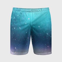 Мужские спортивные шорты Футуристичный город и конфетти