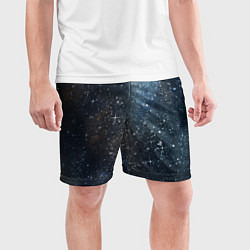 Шорты спортивные мужские Темное космическое звездное небо, цвет: 3D-принт — фото 2