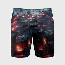Шорты спортивные мужские Гармония форм, цвет: 3D-принт