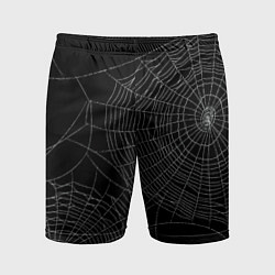 Шорты спортивные мужские Spider паутина, цвет: 3D-принт