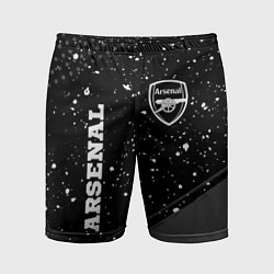Мужские спортивные шорты Arsenal sport на темном фоне вертикально