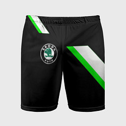 Мужские спортивные шорты Skoda geometry