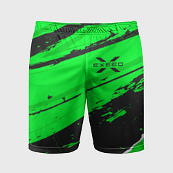 Шорты спортивные мужские Exeed sport green, цвет: 3D-принт