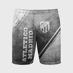 Мужские спортивные шорты Atletico Madrid - grey gradient вертикально