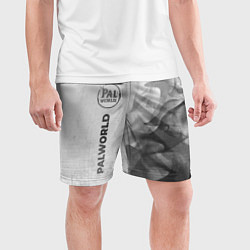 Шорты спортивные мужские Palworld - white gradient по-вертикали, цвет: 3D-принт — фото 2