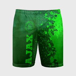 Шорты спортивные мужские Ajax - green gradient по-вертикали, цвет: 3D-принт