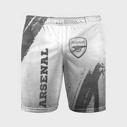 Мужские спортивные шорты Arsenal - white gradient вертикально