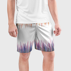 Шорты спортивные мужские Бахрома, цвет: 3D-принт — фото 2