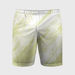 Мужские спортивные шорты The color is white and yellow
