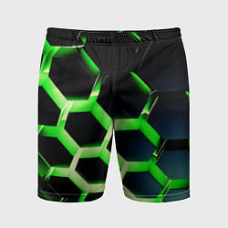 Мужские спортивные шорты Neon Honeycombs