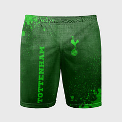 Шорты спортивные мужские Tottenham - green gradient вертикально, цвет: 3D-принт