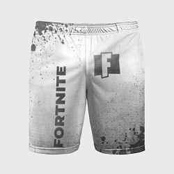 Шорты спортивные мужские Fortnite - white gradient вертикально, цвет: 3D-принт