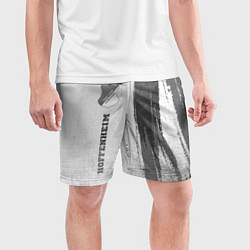 Шорты спортивные мужские Hoffenheim - white gradient по-вертикали, цвет: 3D-принт — фото 2