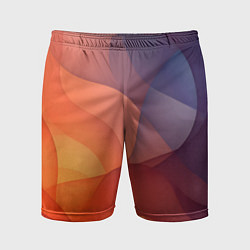 Шорты спортивные мужские Летящая вуаль, цвет: 3D-принт