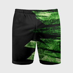 Мужские спортивные шорты Color green black