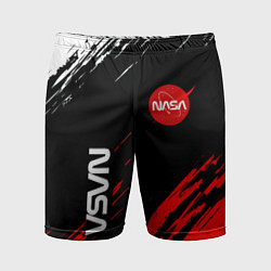 Мужские спортивные шорты Nasa краски текстура
