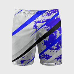Мужские спортивные шорты Color white blue