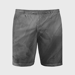 Мужские спортивные шорты Серая текстура каменная мрамор