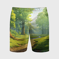 Мужские спортивные шорты Fabulous forest