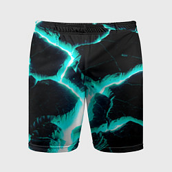 Мужские спортивные шорты Color light blue black