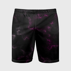 Шорты спортивные мужские Black pink, цвет: 3D-принт