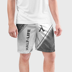 Шорты спортивные мужские Half-Life - white gradient вертикально, цвет: 3D-принт — фото 2