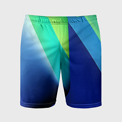 Мужские спортивные шорты Color blue green