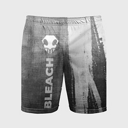 Шорты спортивные мужские Bleach - grey gradient по-вертикали, цвет: 3D-принт