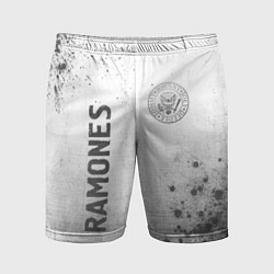 Мужские спортивные шорты Ramones - white gradient вертикально