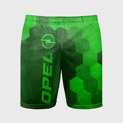 Шорты спортивные мужские Opel - green gradient по-вертикали, цвет: 3D-принт
