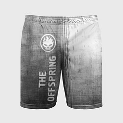 Шорты спортивные мужские The Offspring - grey gradient по-вертикали, цвет: 3D-принт