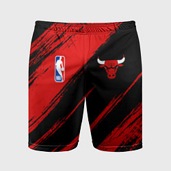 Шорты спортивные мужские Chicago Bulls team NBA, цвет: 3D-принт