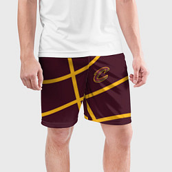 Шорты спортивные мужские Кливленд Кавальерс НБА, цвет: 3D-принт — фото 2