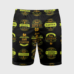 Шорты спортивные мужские Easter holidays, цвет: 3D-принт