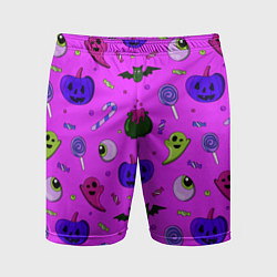 Мужские спортивные шорты Halloween pink
