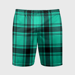 Мужские спортивные шорты Checkered turquoise
