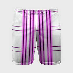 Шорты спортивные мужские Neon pink, цвет: 3D-принт