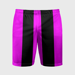 Мужские спортивные шорты Color black pink lines