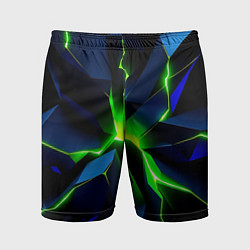 Мужские спортивные шорты Neon green glow