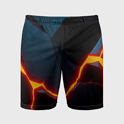 Шорты спортивные мужские Plate split, цвет: 3D-принт