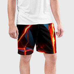 Шорты спортивные мужские Tile breaking, цвет: 3D-принт — фото 2