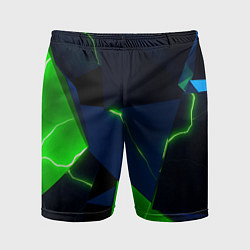 Мужские спортивные шорты Neon tile green