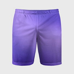 Шорты спортивные мужские Color purple gradient, цвет: 3D-принт