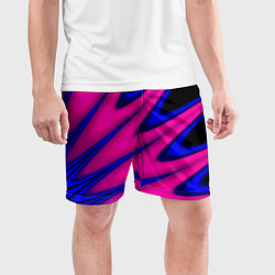 Шорты спортивные мужские Multicolored color neon, цвет: 3D-принт — фото 2