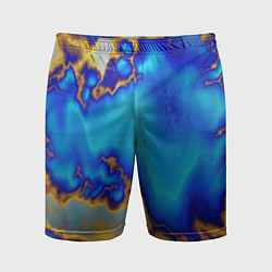 Шорты спортивные мужские Поверхностная закалка, цвет: 3D-принт