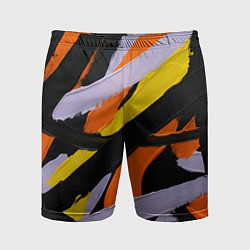 Мужские спортивные шорты Полоски краски абстракция
