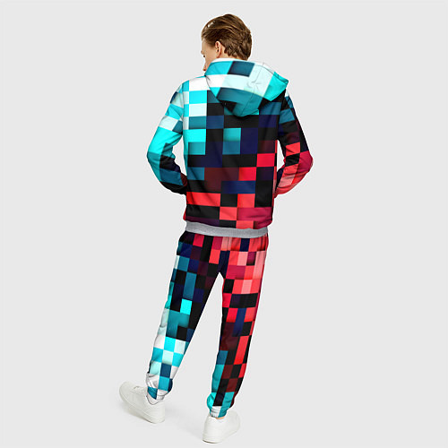 Мужской костюм Pixel Color / 3D-Меланж – фото 4
